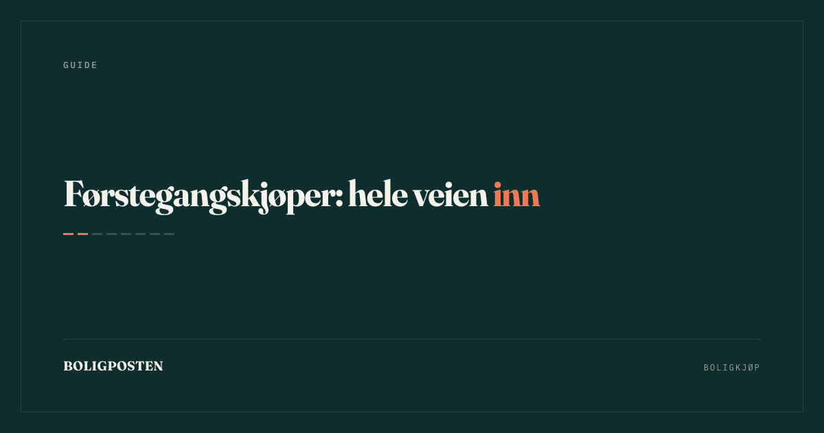 Cover Image for Førstegangskjøpers guide 2025: Finansiering, fallgruver og muligheter utenfor storbyene